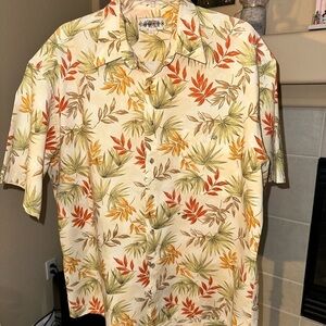 Campia Men's Relaxed Button-Down Resort-Wear Shirt XL